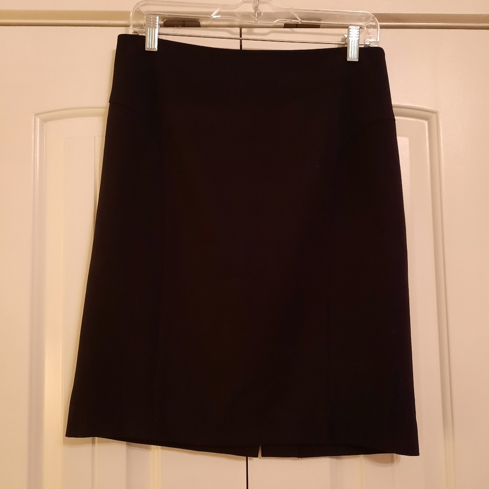 Black fitted skirt